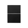 Durų kilimėlis DKD Home Decor Juoda Guma 2 vnt. (60 x 40 x 0,3 cm)