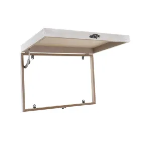 Dekoratīvs skapītis DKD Home Decor Melns Bronza Koks MDF (2 gb.)