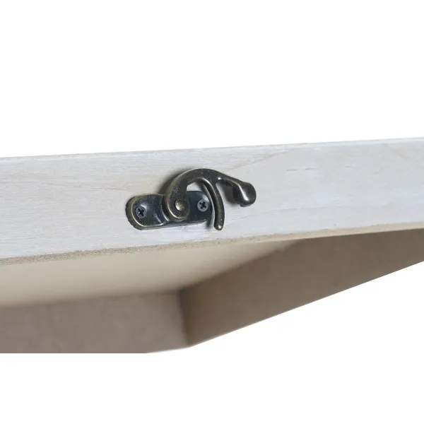 Dekoratīvs skapītis DKD Home Decor Melns Bronza Koks MDF (2 gb.)