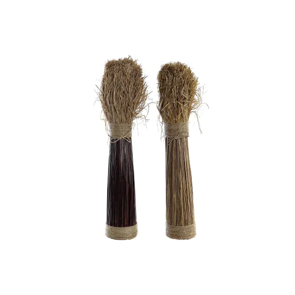 Ķekars DKD Home Decor 27 x 27 x 72 cm 27 x 27 x 67 cm Dabisks (2 gb.)