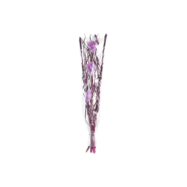 букет DKD Home Decor Розовый Лиловый Белый Сухой цветок (30 x 30 x 100 cm) (2 штук)