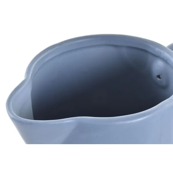Vase DKD Home Decor Porcelain Grey Blue (16 x 11 x 30 cm) (2 Units)