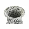 Maljakko DKD Home Decor Puut Valkoinen Musta Valkoinen/Musta Kristalli Terrakotta 29 x 29 x 60 cm
