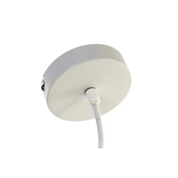 Pakabinamas apšvietimas DKD Home Decor Balta Natūralus Bambukas 40 W 83 x 83 x 40 cm