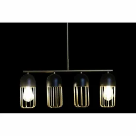 Pakabinamas apšvietimas DKD Home Decor Juoda Auksinis 220 V 50 W (60 x 11 x 26 cm)