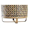 Pakabinamas apšvietimas DKD Home Decor Juoda Ruda 220 V 50 W (36 x 36 x 48 cm)