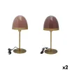Pöytälamppu DKD Home Decor Metalli Moderni (23 x 23 x 55 cm) (2 osaa)