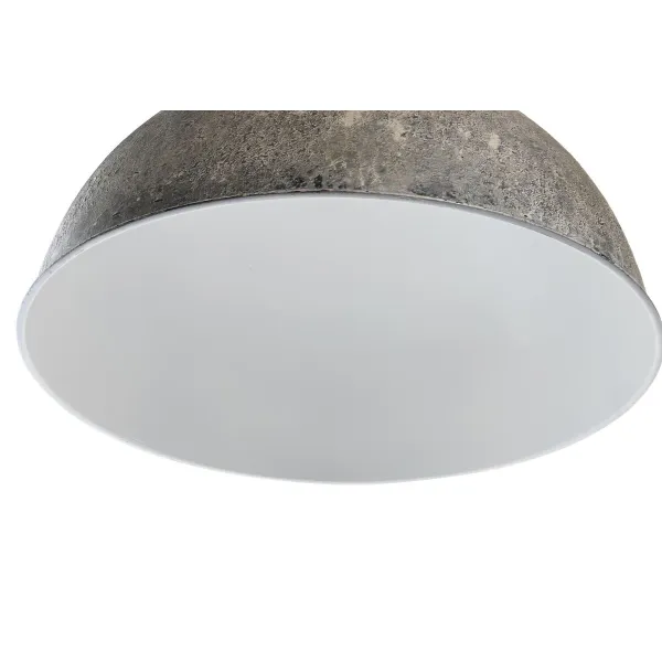 griestu gaismas DKD Home Decor Melns Pelēks Koks Metāls 50 W 61 x 61 x 37 cm