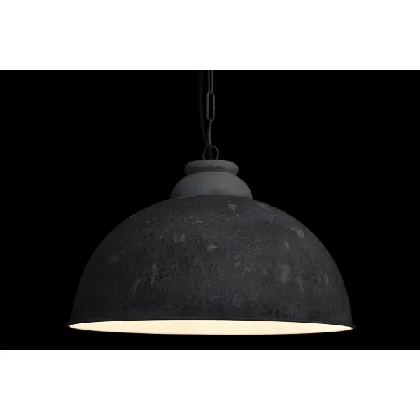 griestu gaismas DKD Home Decor Melns Pelēks Koks Metāls 50 W 61 x 61 x 37 cm