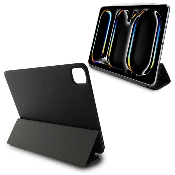Karl Lagerfeld Book Cover Saffiano Magnetic Karl & Choupette - Case iPad Pro 11" M4 (2024) (black)