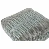 Подушка DKD Home Decor почвы Лучи Синий полиэстер Хлопок Мята Алюминий Белый Зеленый (60 x 60 x 25 cm)