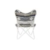 Садовое кресло DKD Home Decor Белый Чёрный Железо 74 x 65 x 90 cm