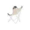 Садовое кресло DKD Home Decor Белый Чёрный Железо 74 x 65 x 90 cm
