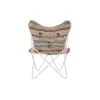 Садовое кресло DKD Home Decor Белый Оранжевый Железо 74 x 65 x 90 cm