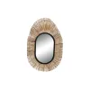 Sieninis veidrodis DKD Home Decor Juoda Natūralus Bali 63 x 1,5 x 92 cm
