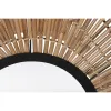 Sienas spogulis DKD Home Decor Melns Dabisks Bali 63 x 1,5 x 92 cm
