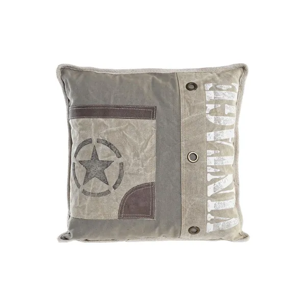 spilvens DKD Home Decor Pelēks Balts Vintage 45 x 15 x 45 cm