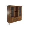 Дисплей-стенд DKD Home Decor 145 x 40 x 162 cm Стеклянный древесина акации