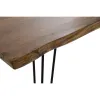 Ruokapöytä DKD Home Decor 180 x 87 x 76 cm Musta Metalli Ruskea Akaasia