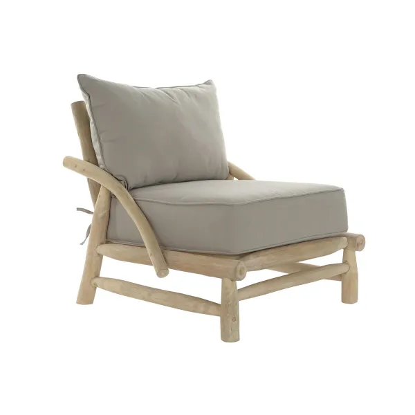 Садовое кресло DKD Home Decor Натуральный Светло-серый 82 x 80 x 73 cm