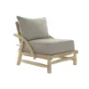 Садовое кресло DKD Home Decor Натуральный Светло-серый 82 x 80 x 73 cm