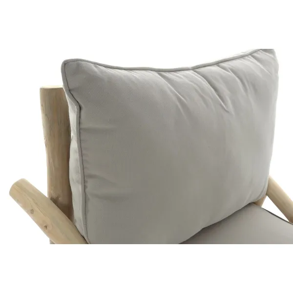 Садовое кресло DKD Home Decor Натуральный Светло-серый 82 x 80 x 73 cm