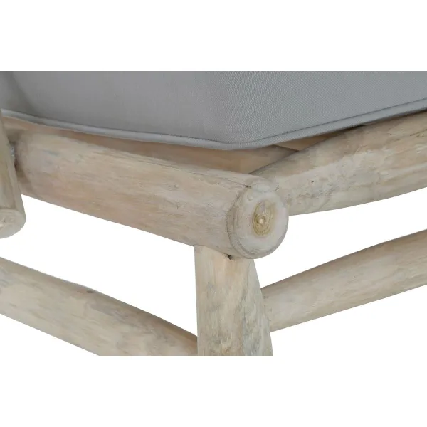 Садовое кресло DKD Home Decor Натуральный Светло-серый 82 x 80 x 73 cm