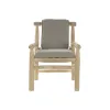 Садовое кресло DKD Home Decor Натуральный Светло-серый Тик 65 x 80 x 92 cm