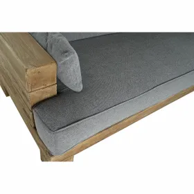 Dīvāns DKD Home Decor Pelēks Dabisks Alpino 224 x 95 x 82 cm