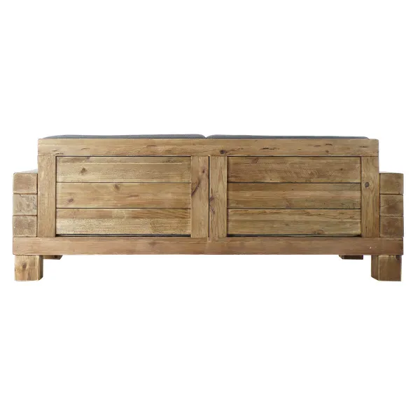 Диван DKD Home Decor Серый Натуральный Alpino 224 x 95 x 82 cm