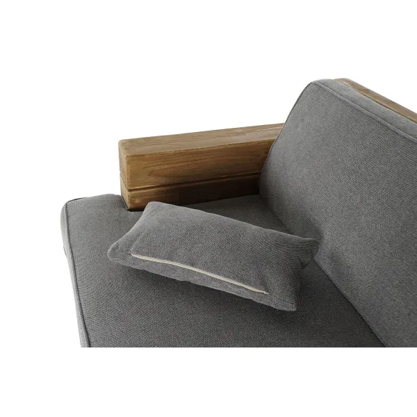 Диван DKD Home Decor Серый Натуральный Alpino 224 x 95 x 82 cm