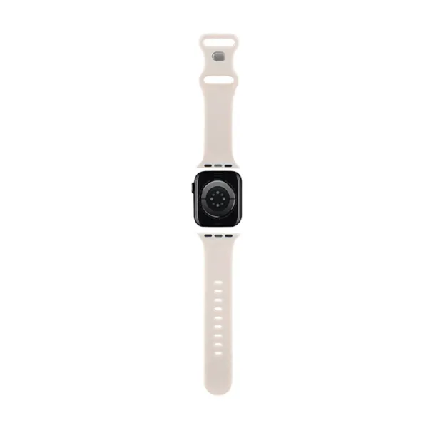 Hello Kitty Silicone Tags Graffiti - Strap for Apple Watch 38/40/41 mm (beige)