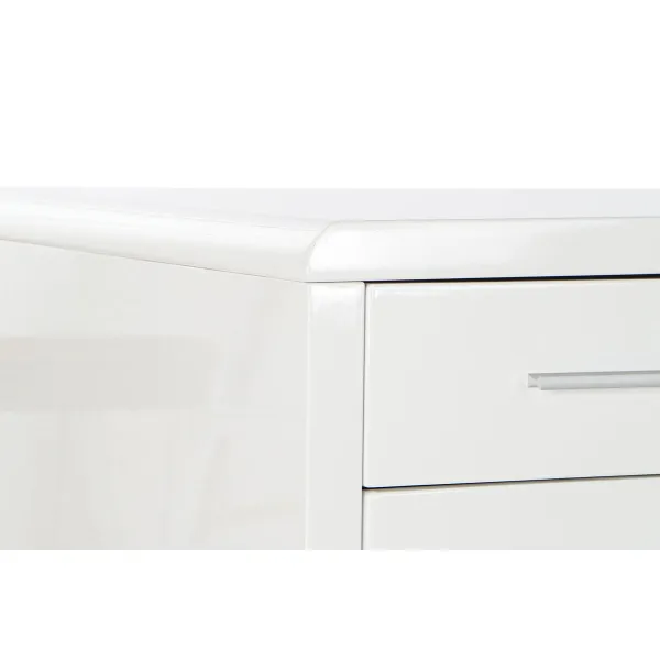 Письменный стол DKD Home Decor Белый Серебристый Металл Деревянный MDF 120 x 55 x 76 cm
