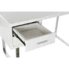 Письменный стол DKD Home Decor Белый Серебристый Металл Деревянный MDF 120 x 55 x 76 cm