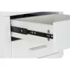 Письменный стол DKD Home Decor Белый Серебристый Металл Деревянный MDF 120 x 55 x 76 cm