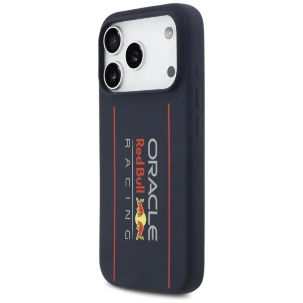 Red Bull Silicone Oversize Vertical Logo MagSafe - iPhone 17 Pro Case (Navy Blue)