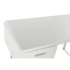 Письменный стол DKD Home Decor Белый Серебристый Металл Деревянный MDF 120 x 55 x 76 cm