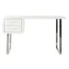 Письменный стол DKD Home Decor Белый Серебристый Металл Деревянный MDF 120 x 55 x 76 cm