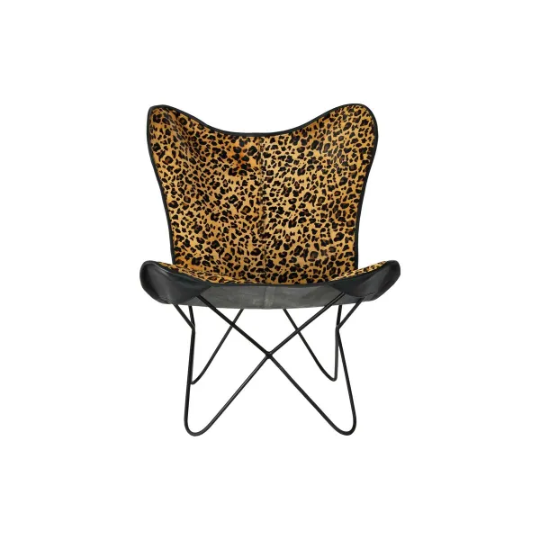 Söögitool DKD Home Decor Pruun Must 73 x 70 x 93 cm