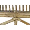 Headboard DKD Home Decor White Natural 178 x 4 x 128 cm