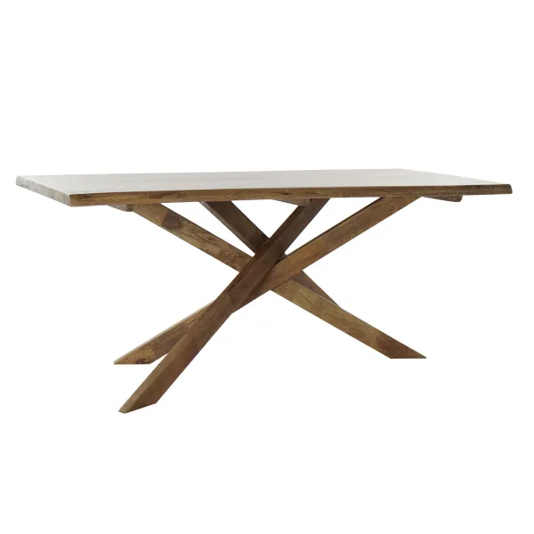 Ruokapöytä DKD Home Decor 180 x 86 x 76 cm Luonnollinen Pähkinäpuu