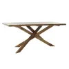 Pusdienu galds DKD Home Decor 180 x 86 x 76 cm Dabisks Riekstkoks