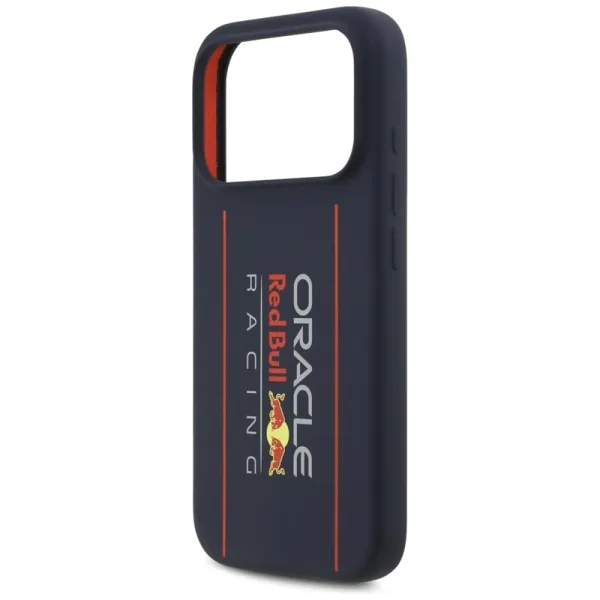 Red Bull Silicone Oversize Vertical Logo MagSafe - iPhone 17 Pro Case (Navy Blue)