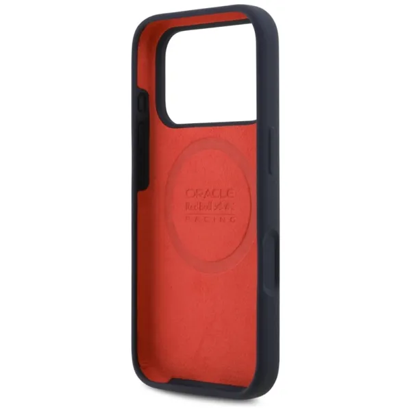 Red Bull Silicone Oversize Vertical Logo MagSafe - iPhone 17 Pro Case (Navy Blue)