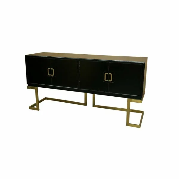 Indauja DKD Home Decor Juoda Bronzinis Auksinis Metalinis Tuopos 180 x 50 x 90 cm