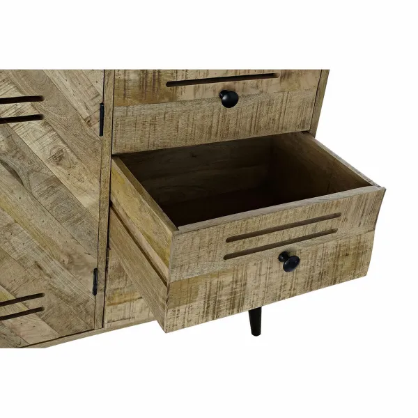 Indauja DKD Home Decor   Juoda Metalinis Mango mediena 140 x 40 x 93 cm