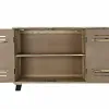 Sideboard DKD Home Decor   Black Metal Mango wood 140 x 40 x 93 cm