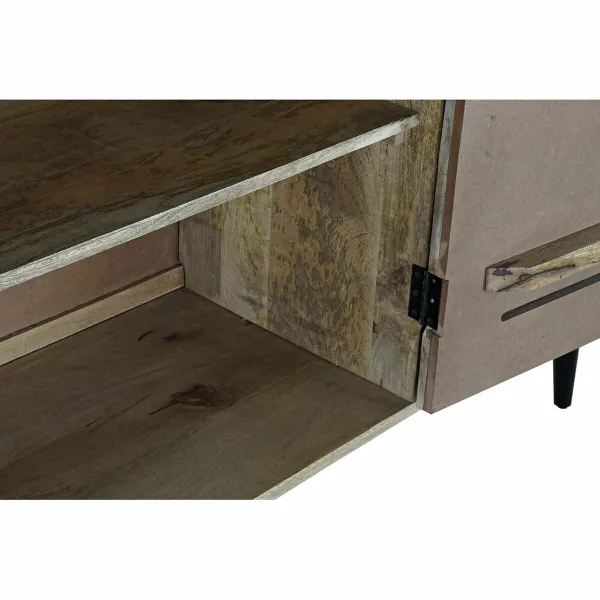 Indauja DKD Home Decor   Juoda Metalinis Mango mediena 140 x 40 x 93 cm