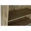 Hyllyt DKD Home Decor Musta Metalli Tummanruskea Mangopuu 100 x 40 x 180 cm