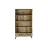 Hyllyt DKD Home Decor Musta Metalli Tummanruskea Mangopuu 100 x 40 x 180 cm